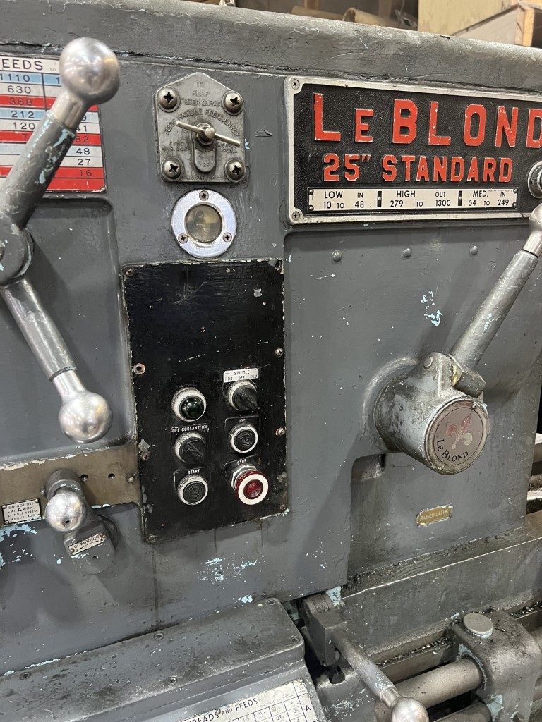 Leblond 25" Standard Engine Lathe, Machine ID:8754
